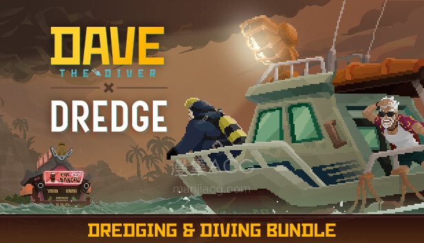 在Steam 購買潛水員戴夫& 漁帆暗湧Bundle 即可省下31%
